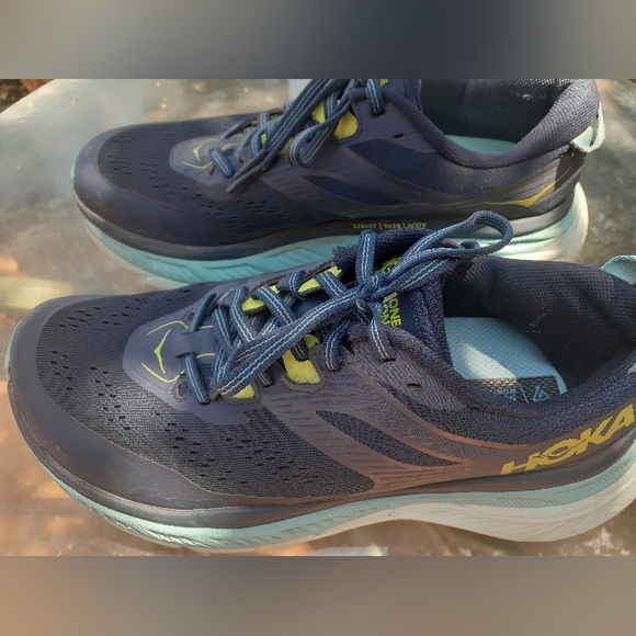 COPY - Hoka Blue Athletic Shoes with Cushioned Midsole and Breathable Upper Sz … - Picture 1 of 3
